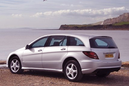 The Mercedes Benz R280 CDI is an SUV with plenty of creature comforts inside.